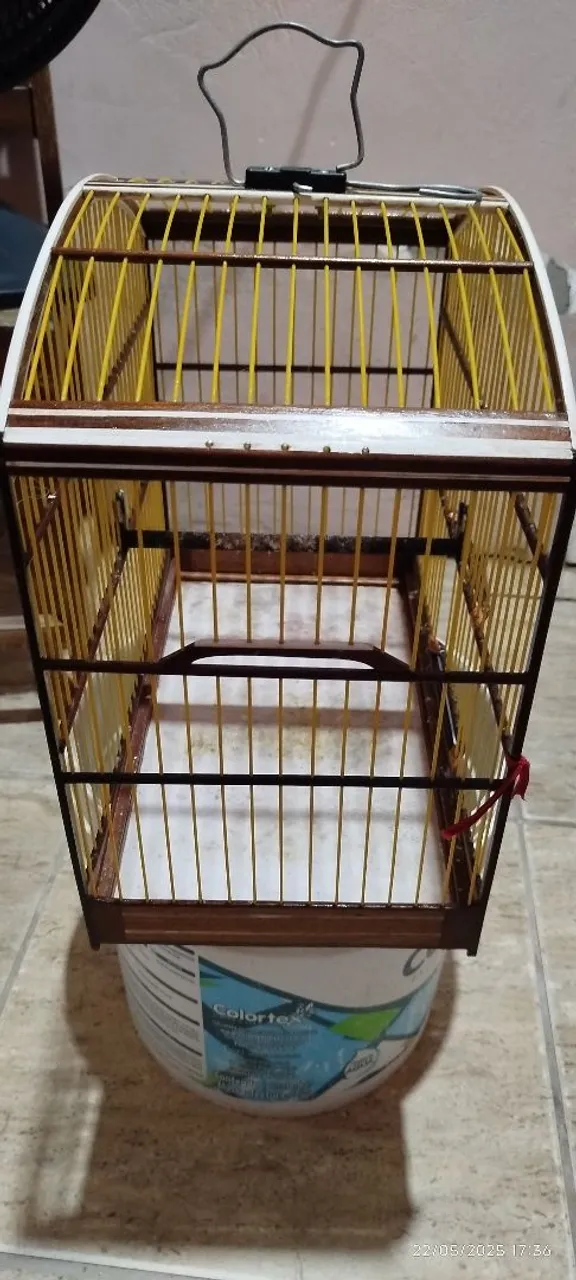 Gaiola padrão 150 semi nova só forro que tá assim manchada não tem nada quebrado