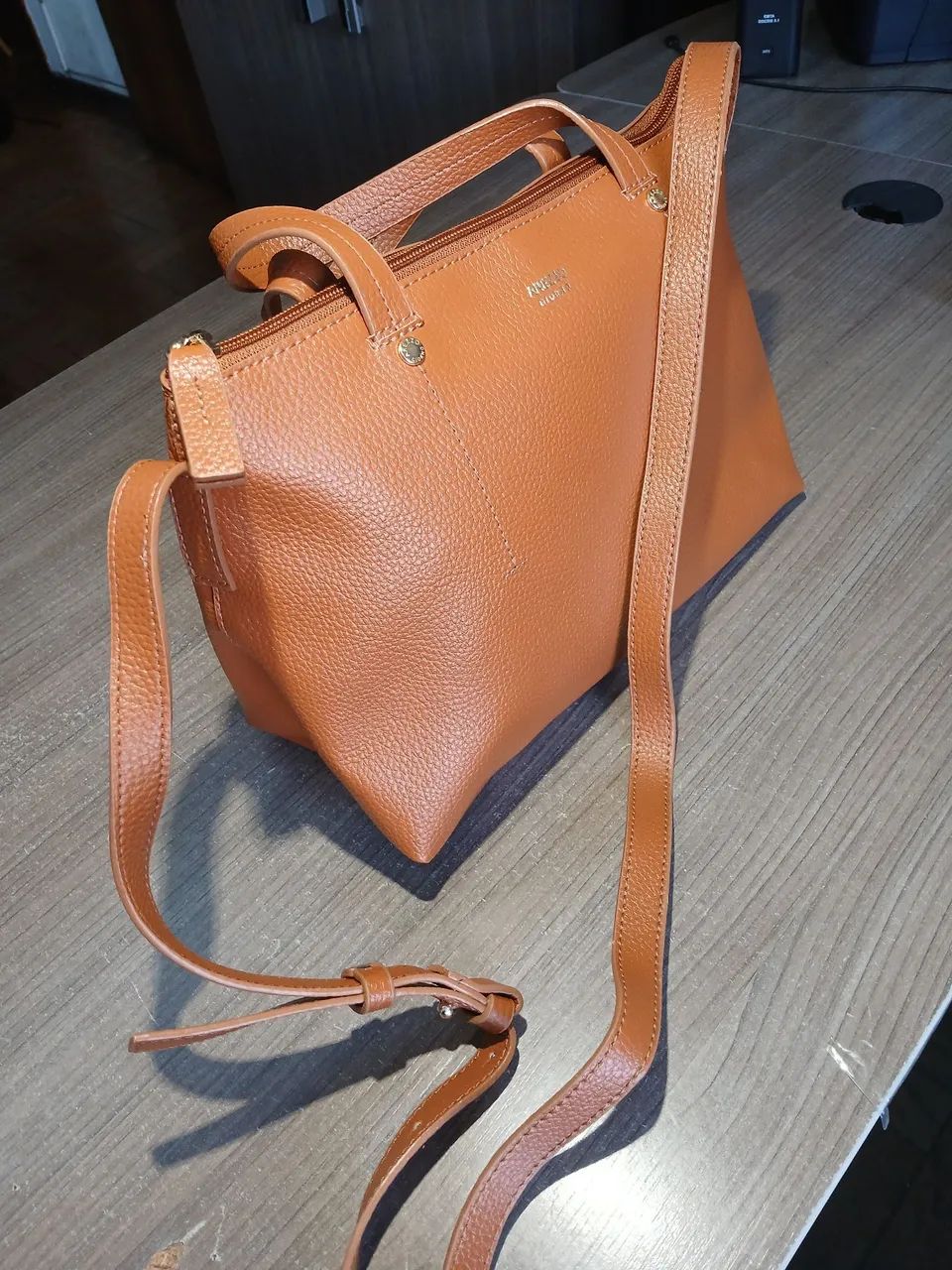 Bolsa Tote marrom Arezzo (Grande) - Foto 5