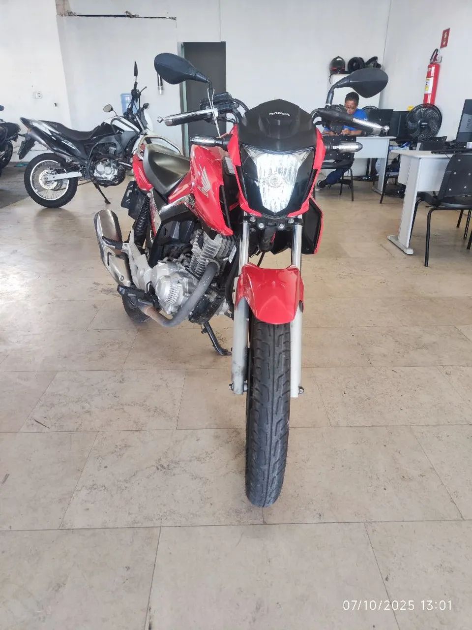 HONDA CG FAN 160 VERMELHA 2024 SHALON MOTOS - Foto 8