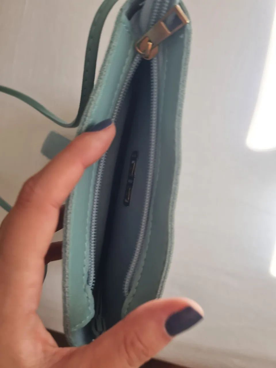 Bolsa de Ombro Azul Tiffany  - Foto 4