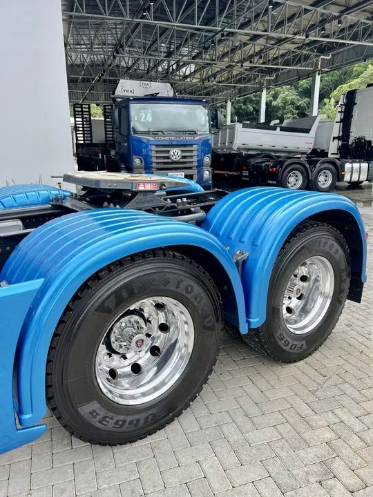 Scania R540 2021 6x4 Susp. Molas Unico Dono - Foto 8