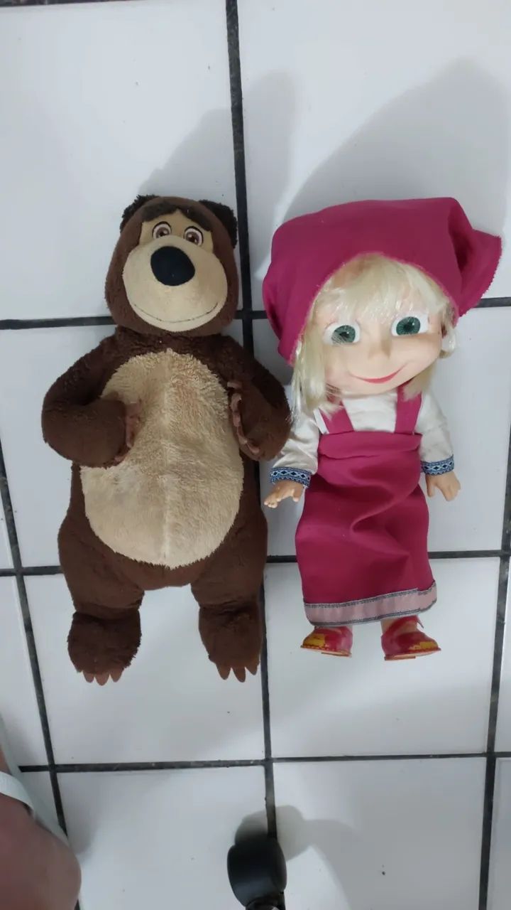 Boneco Masha e o Urso original