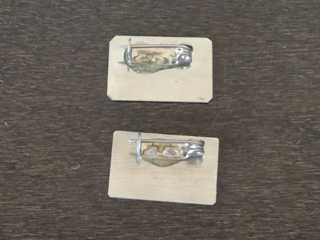 4 Broches Bandeiras. Vintage. Portugual / Itália / França - Foto 5