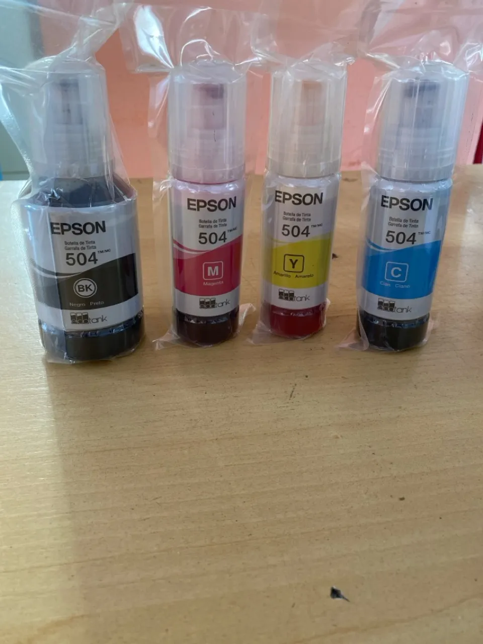 Tintas Epson 504 - Cores para Impressão