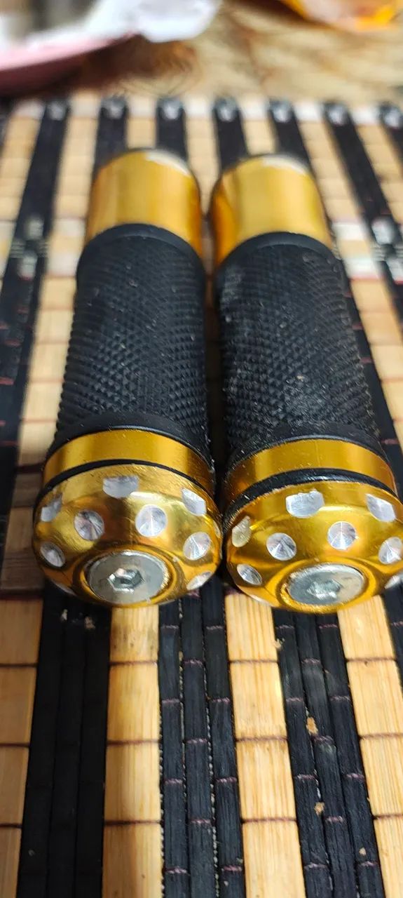 Manoplas para Moto - Alumínio e Borracha - Foto 3