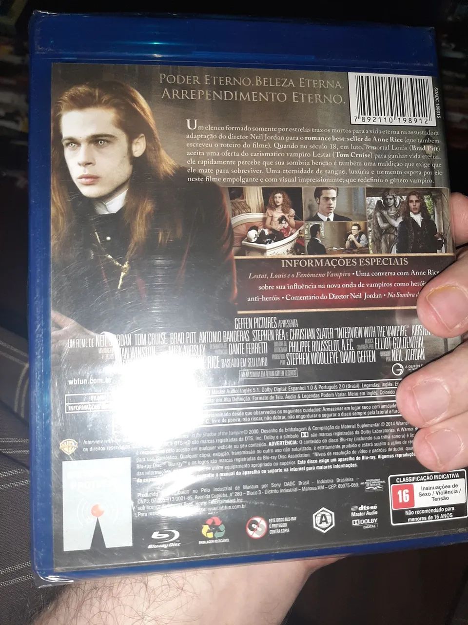 Bluray entrevista com o vampiro (lacrado) - Foto 2