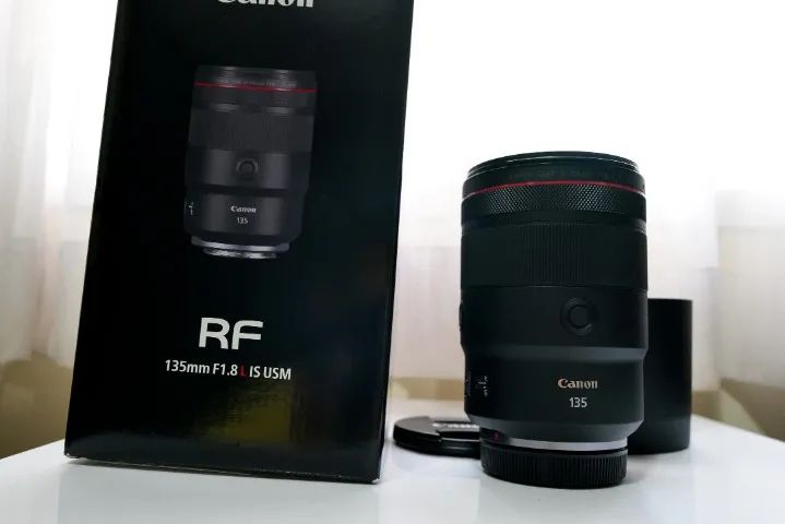 Lente canon rf 135mm 1.8
