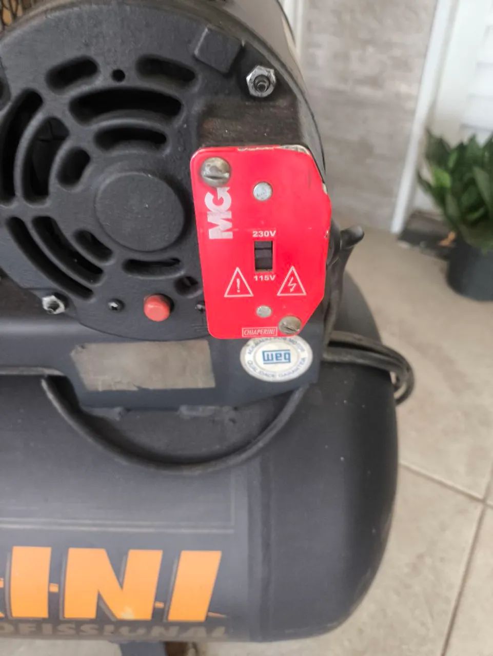 Compressor 75 l chaperini 10 pés 1.500,00 - Foto 6