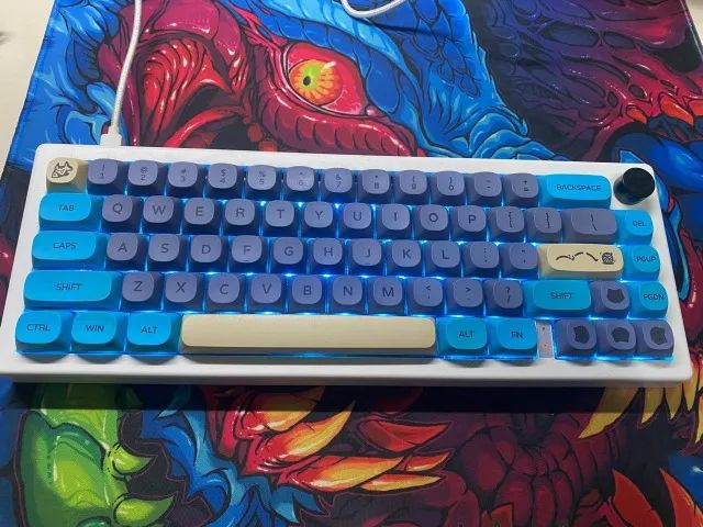 TECLADO MECANICO GMK67  - Sem fio wireless 2.4 ghz e bluetooth - Foto 5