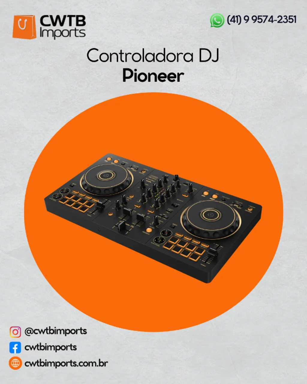 Controlador Pioneer DJ DDJ-FLX4-N - Dourado