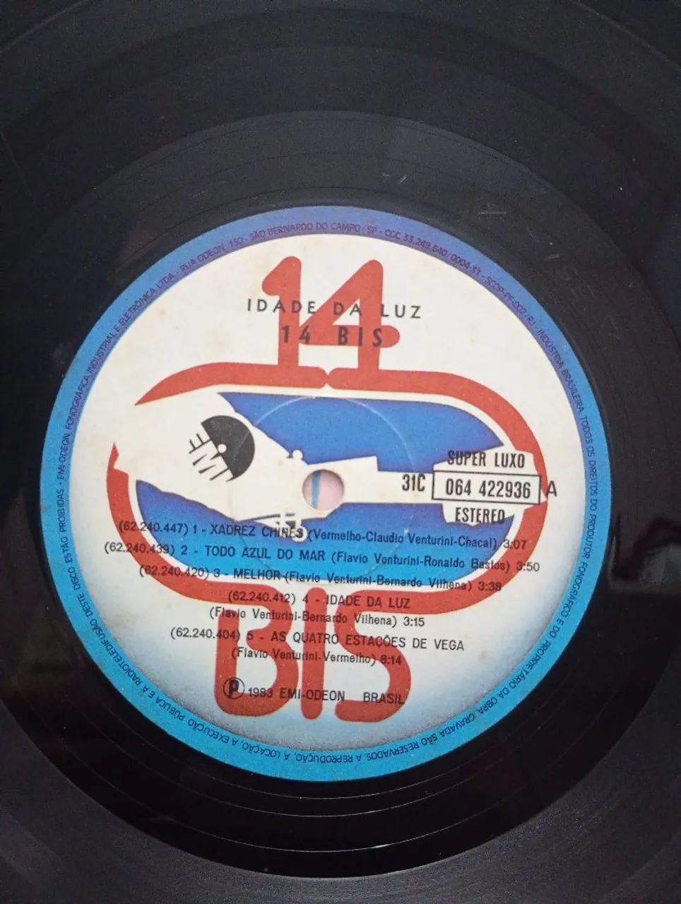 Disco de Vinil - Cidade da Luz - 14 Bis 1983 - Foto 3