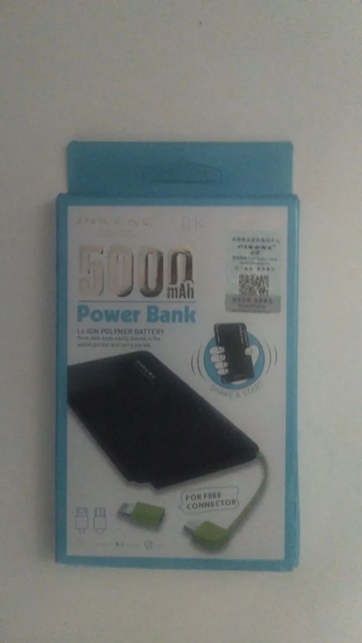 Power Bank 5000 mAh - Carregador Portátil - Foto 2