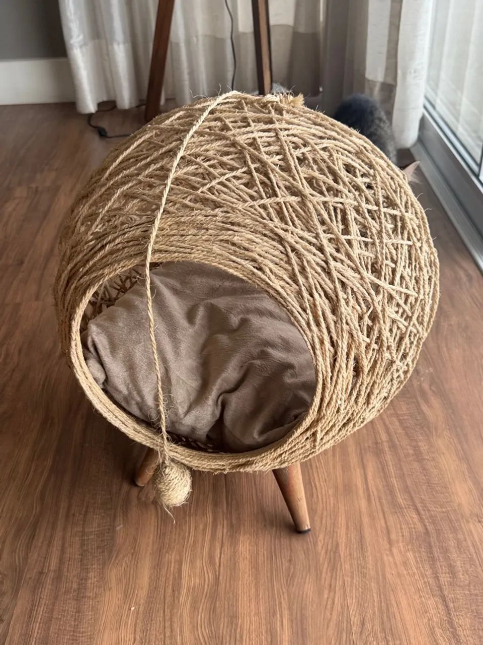 Casinha toca gato arranhador  - Foto 3