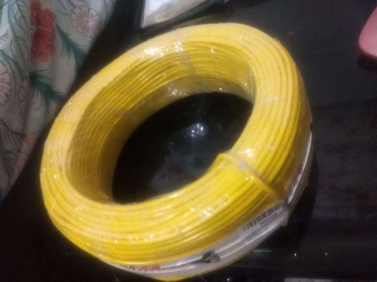 Cabo Elétrico Amarelo - Qualidade e Segurança