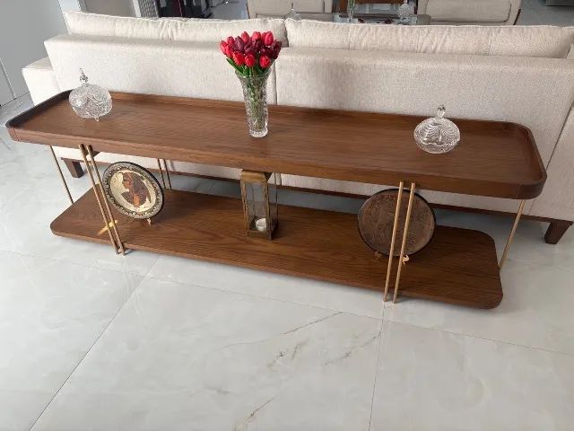 Aparador de sofá (sofa table) de 2,00x0,45 m