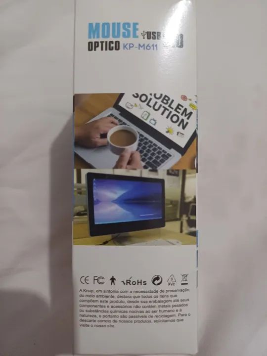 Mouse Óptico USB 2.0 Knup KP-M611 1200 DPI - Foto 4