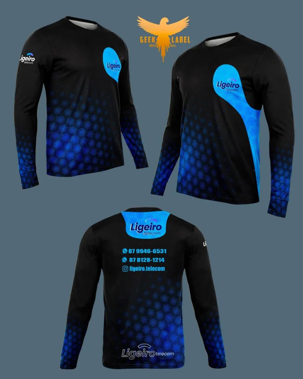 Camisa manga longa Personalizada com sua marca  - Foto 2