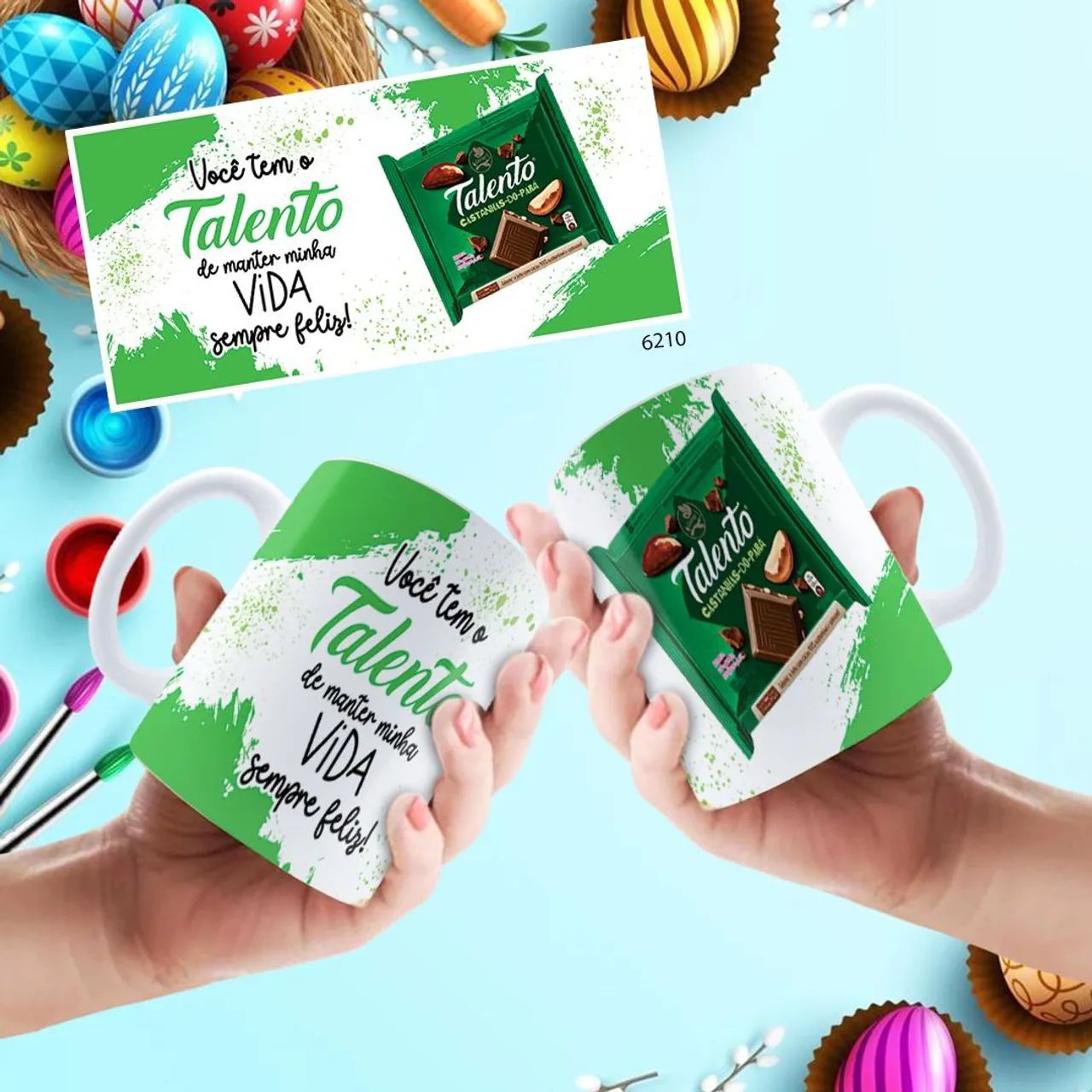 Caneca Talento - Sua Vida Sempre Feliz!