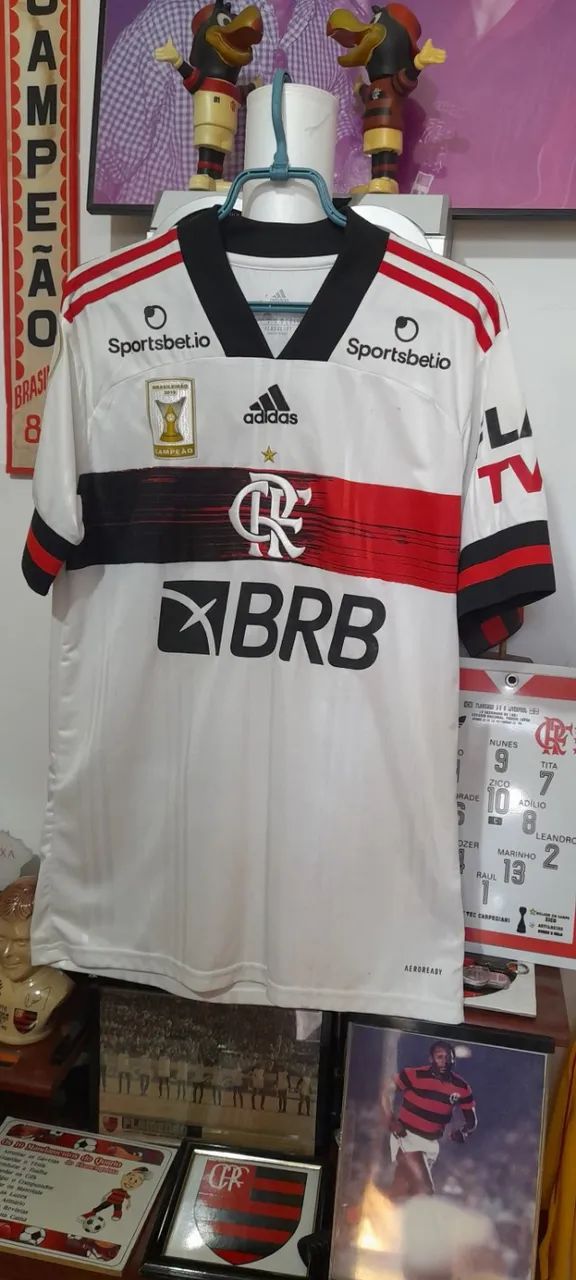 Camisa flamengo adidas Bruno Henrique número 27