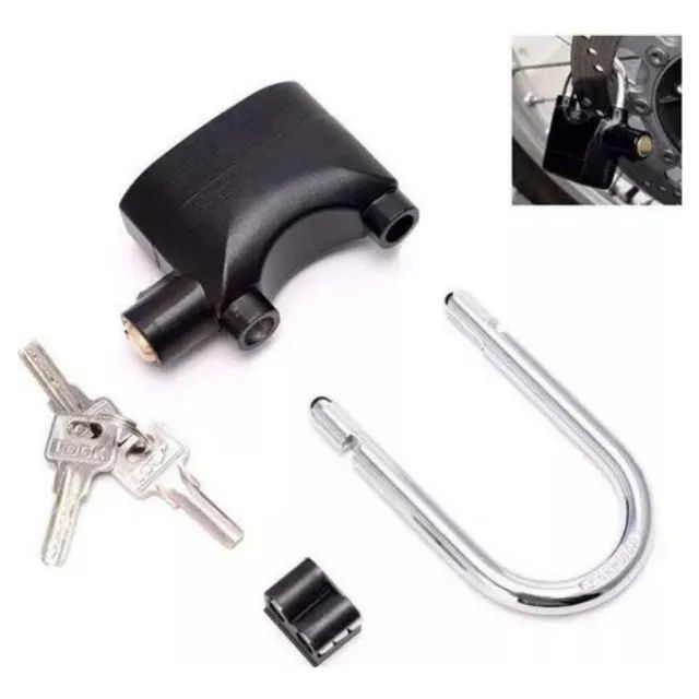 Cadeado Com Alarme Sonoro Anti-furto Comércio moto Prova De Água-Pronta Entrega - Foto 6