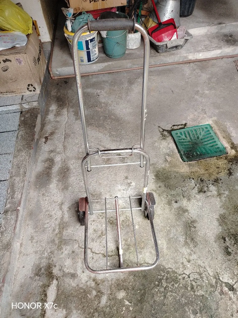 Carrinho de transporte dobrável resistente