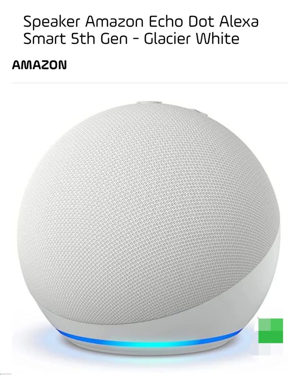 Echo Dot 5ª Geração - Branco Glacial