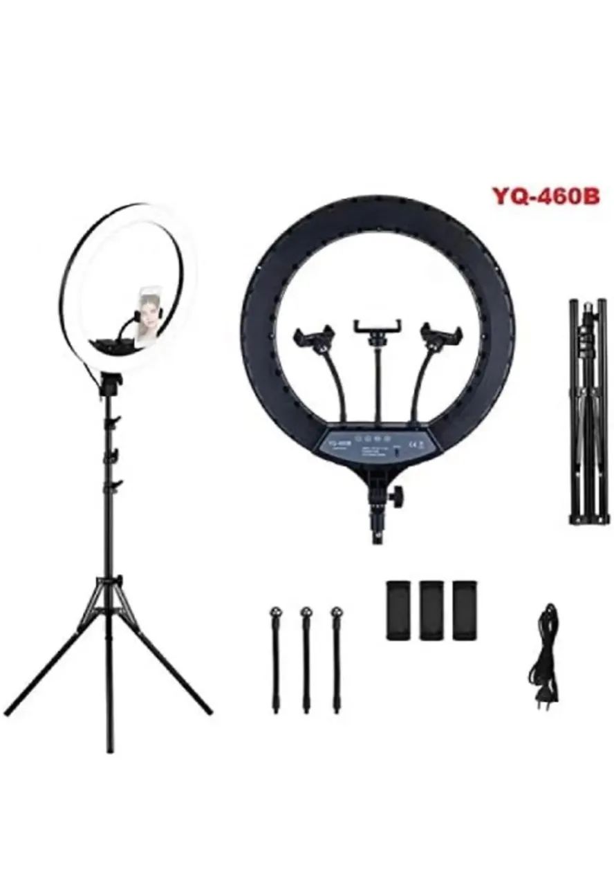 Iluminador Led Ring Light De 18 Polegadas Lives Tripé 215cm