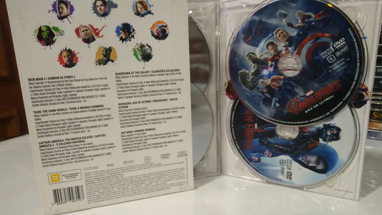 Dvds originais Marvel Fase 2 - Foto 4