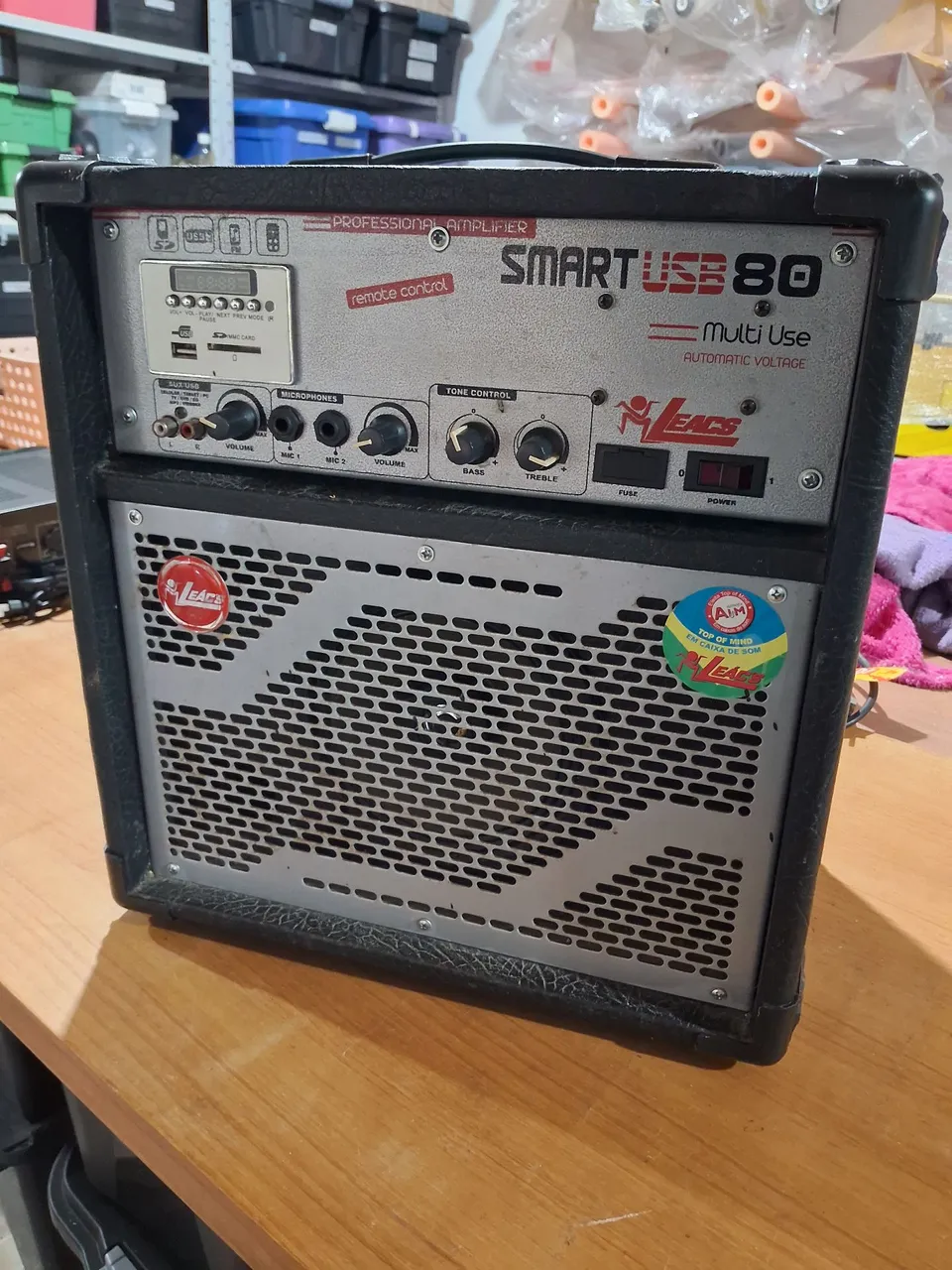 Caixa acústica ativa Leacs Smart USB 80