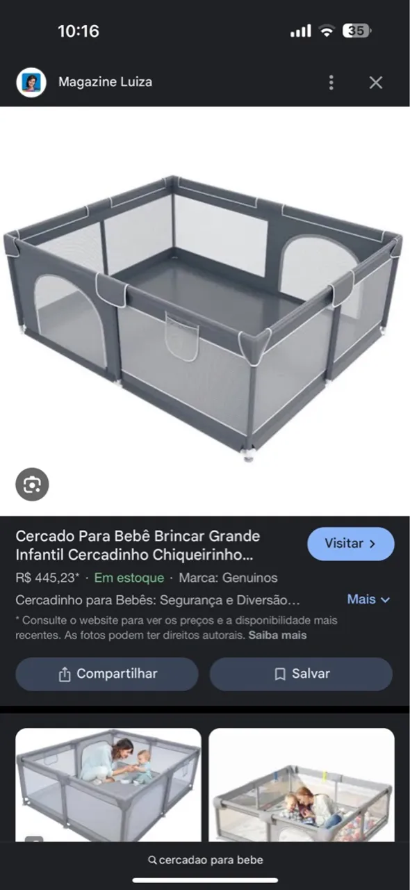Cercado Infantil Grande para Bebês - Seguro e Divertido!