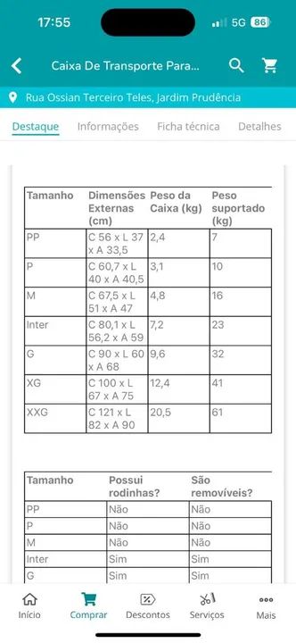 Caixa transporte pet cobasi  - Foto 6