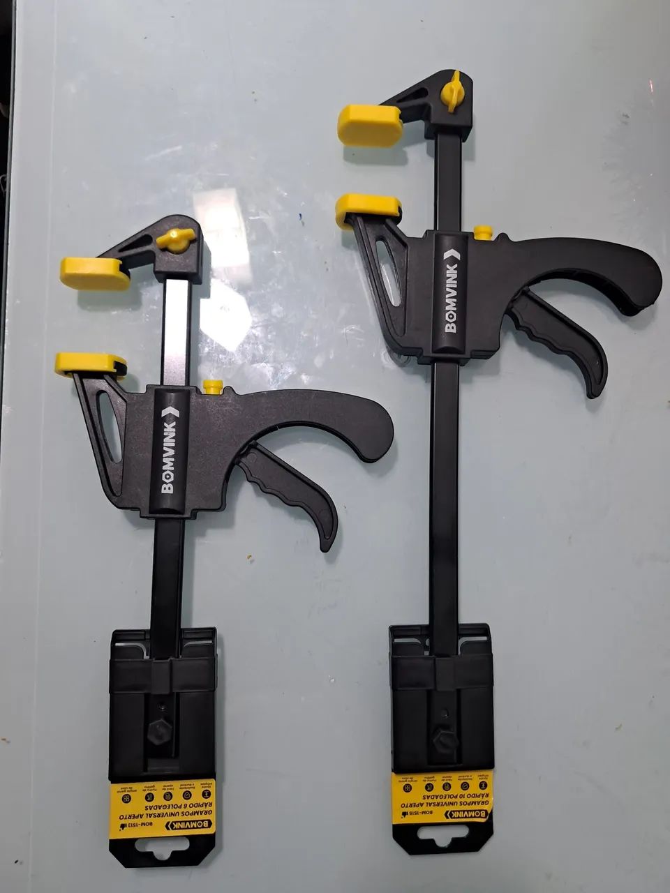 Grampo Sargento 6 e 10 pol Aperto Rápido