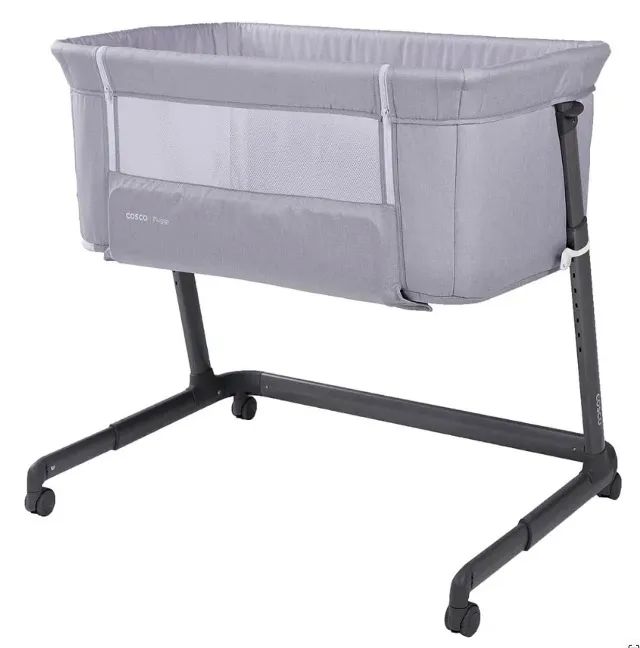 Berço Portátil Co-bed Cobed Cosco Kids 0 a 9kg Cinza Claro - Foto 6