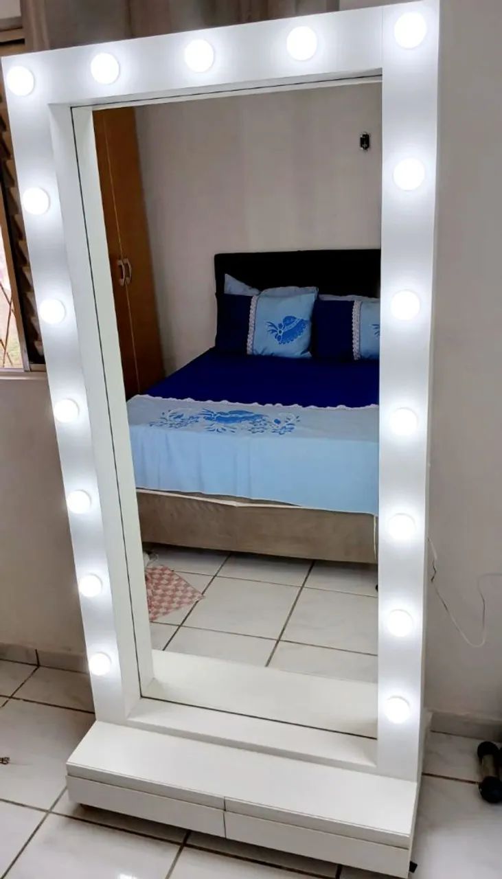Espelho Camarim Iluminado com 2 Gavetas - Foto 3