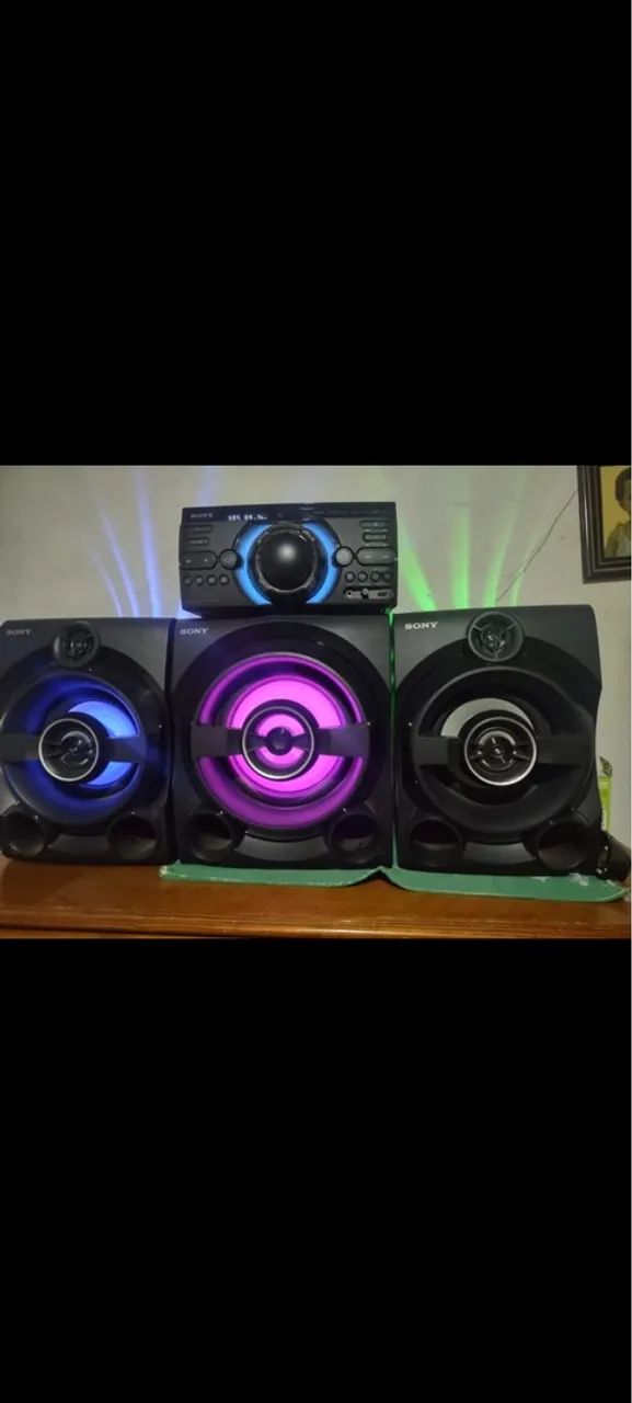Mini system da Sony leitor de dvd 2160 RMS de potência - Foto 3