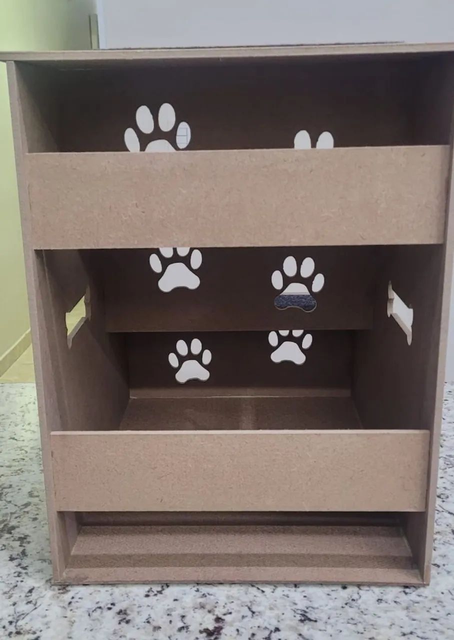 Escada para Cães em Madeira MDF - 3 Degraus - Foto 3