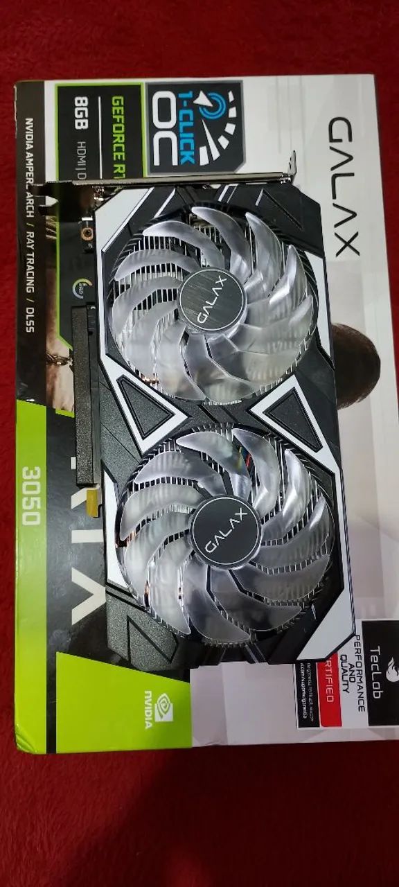 Placa de video rtx3050 8gb RGB nova - Foto 3
