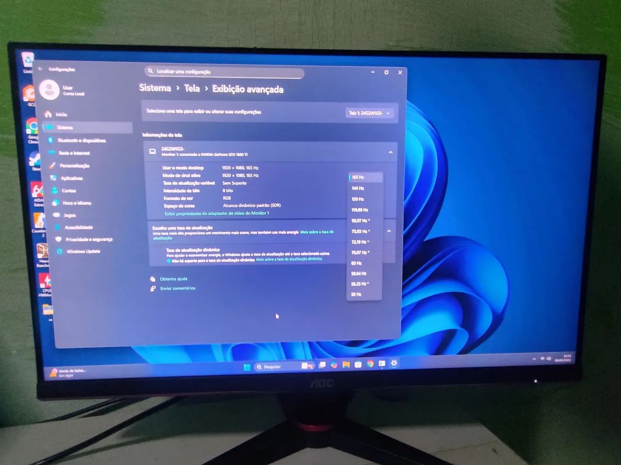 AOC Viper monitor 165Hz64296997309186122