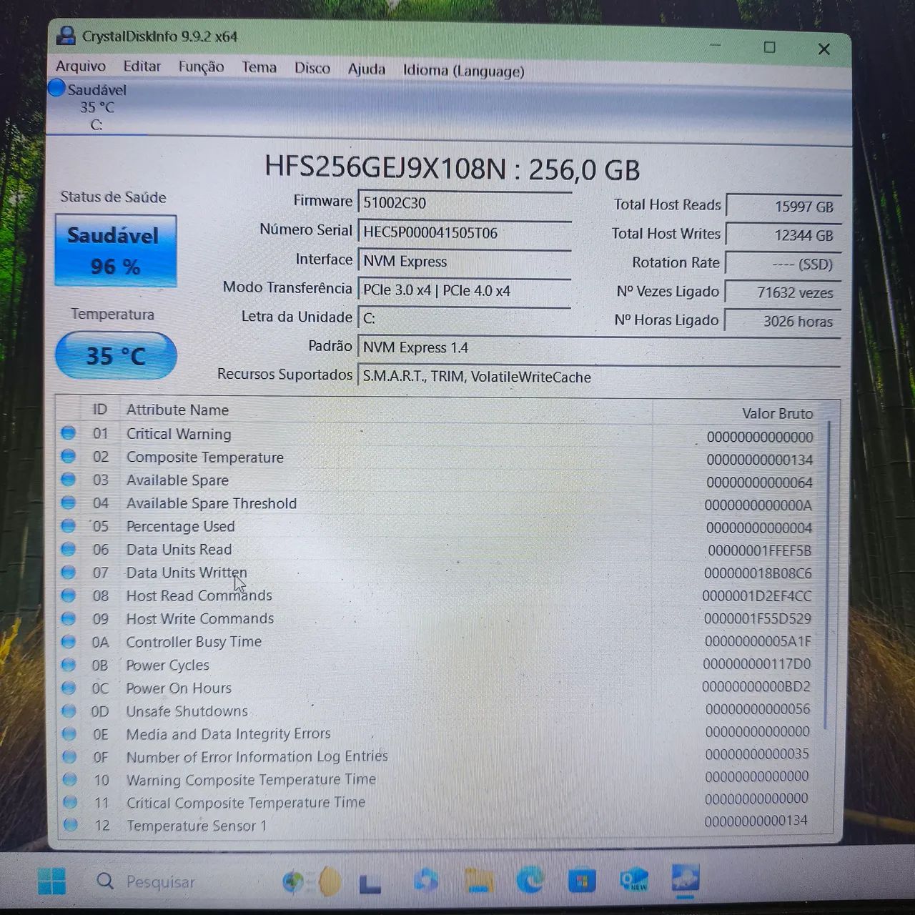 SSD nvme 256gb - Foto 2