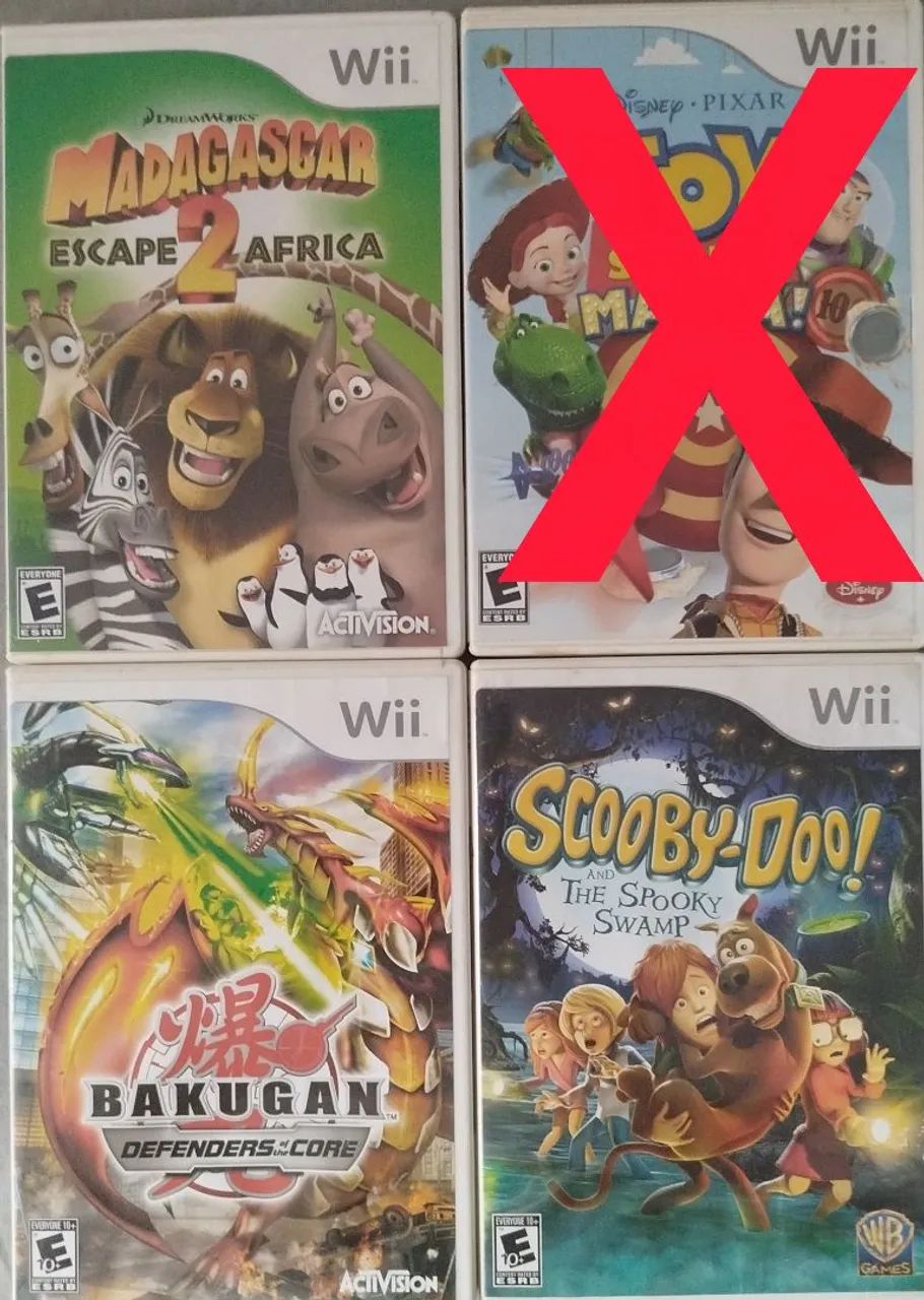 2 Jogos Nintendo Wii
