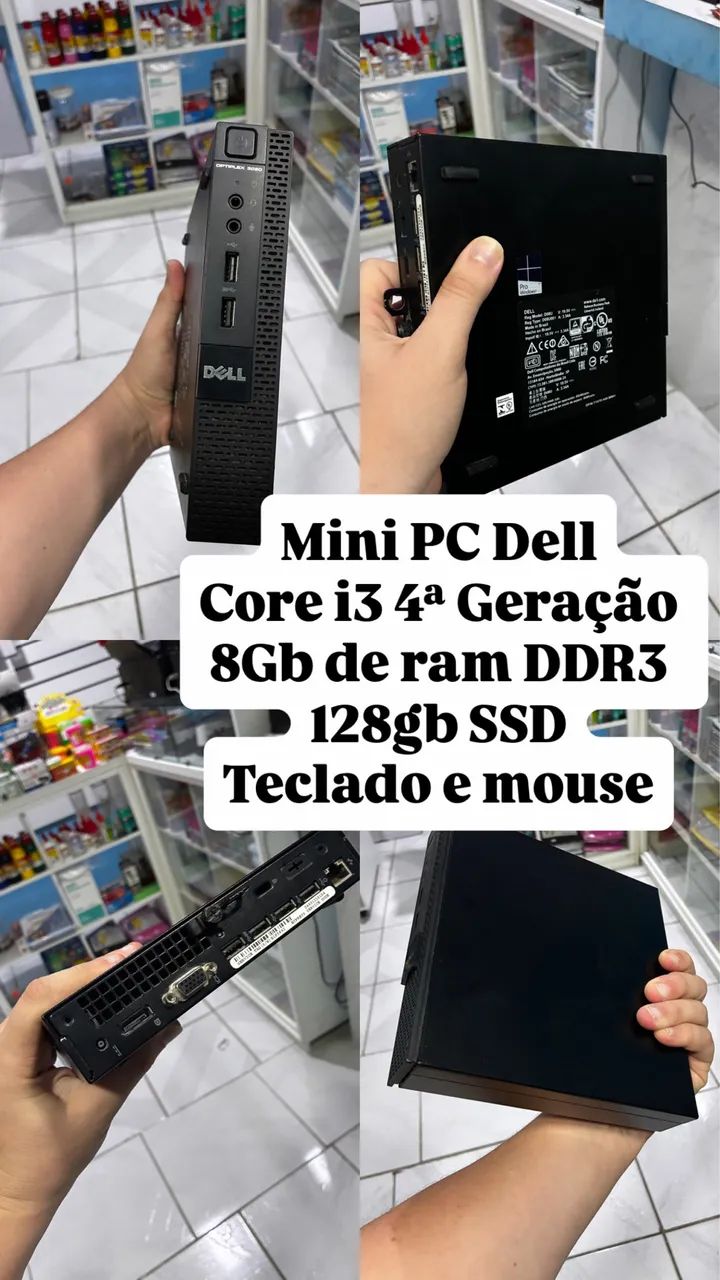 MINI PC DELL CORE I3 4150 8GB DDR3 