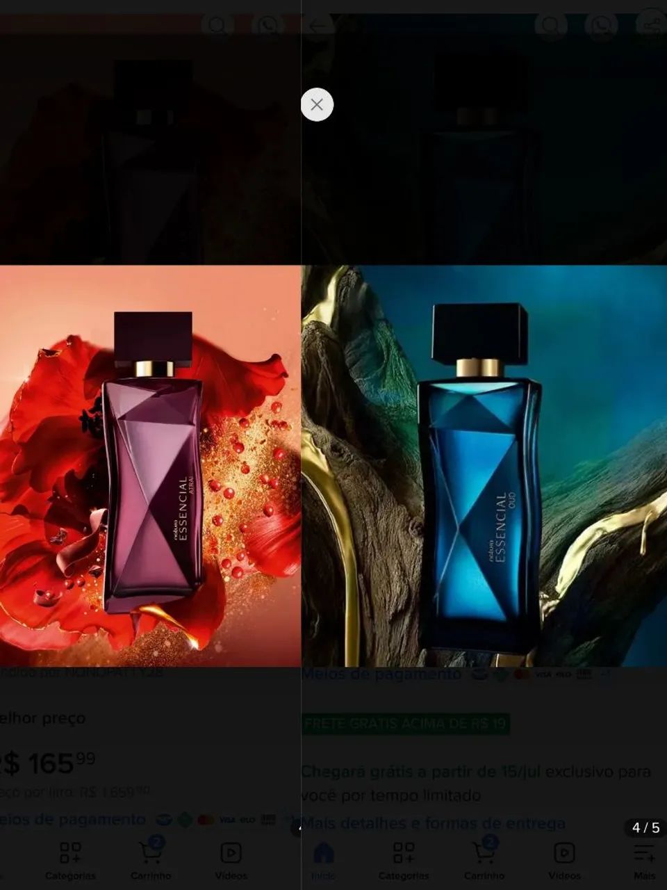Essências feminino 