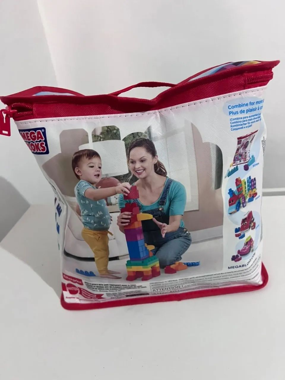 Mega Bloks Jogo de Construção Bolsa Clássica com 60 Blocos - Foto 2