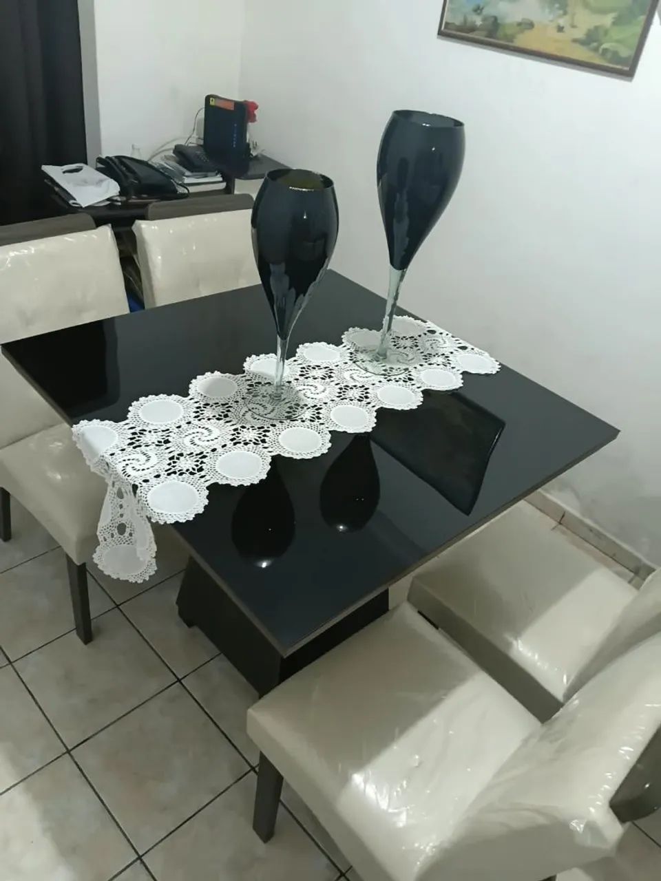 Mesa decor 4 cadeiras