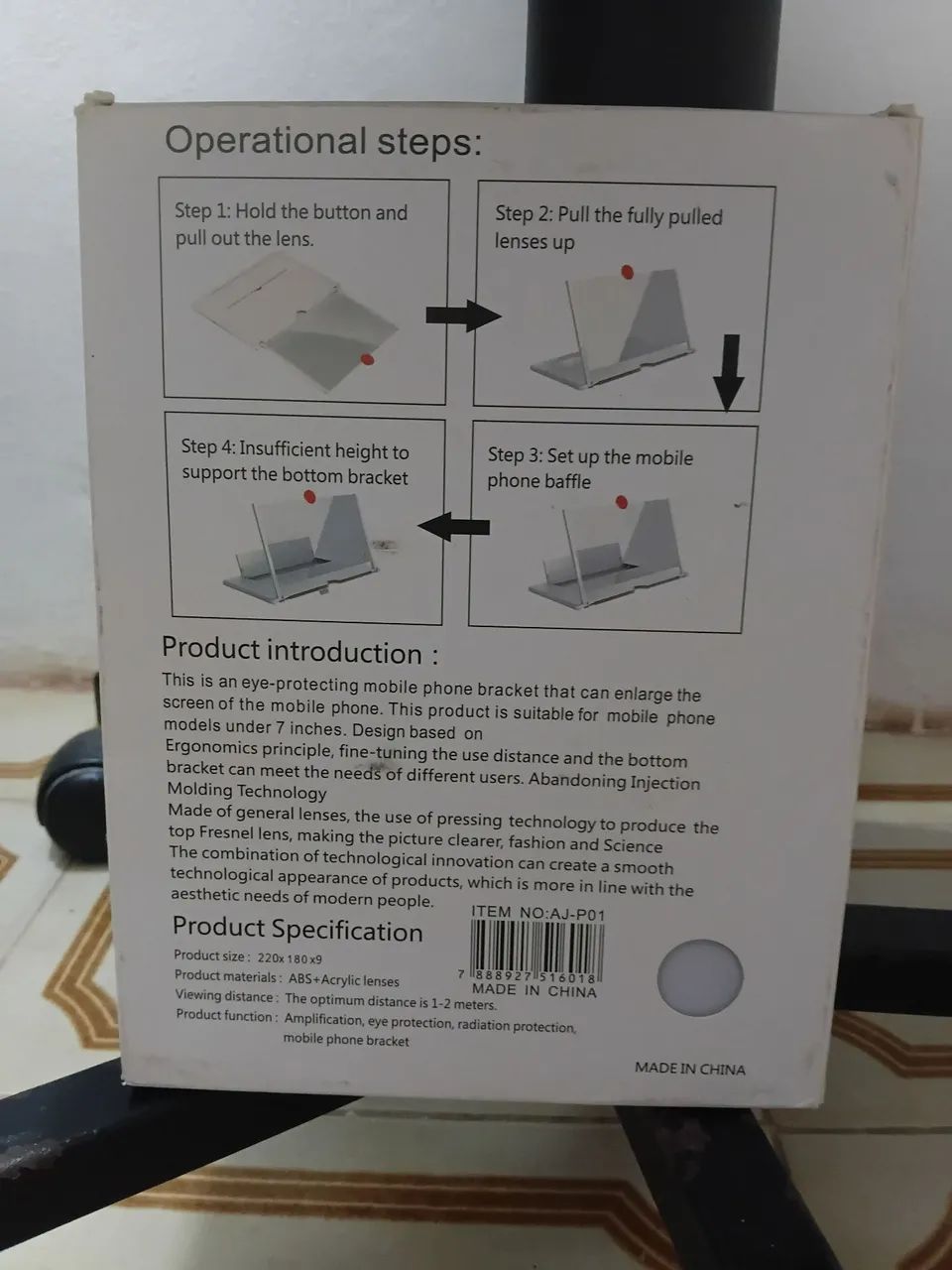 Amplificador de Tela para Celular - Conservado - Foto 2