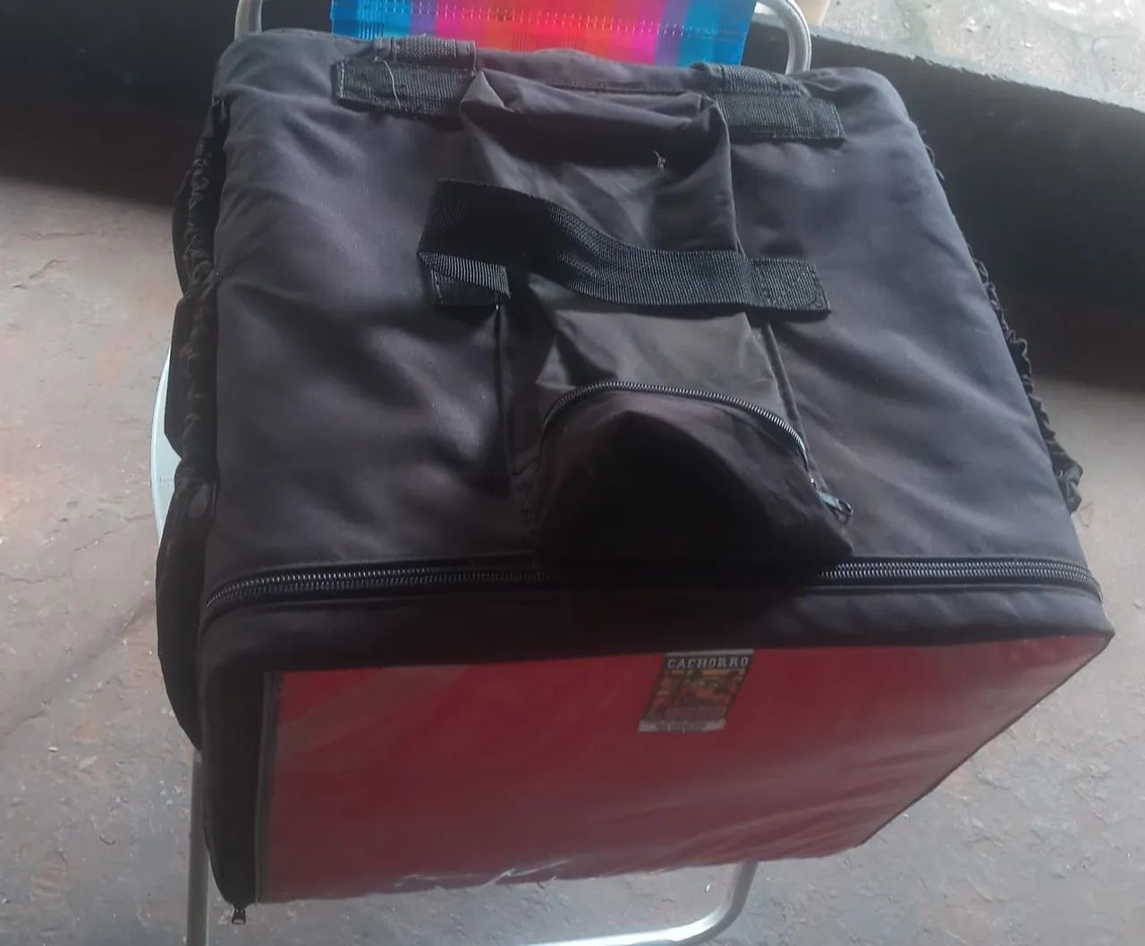 mochila térmica de entrega, pra motoboys