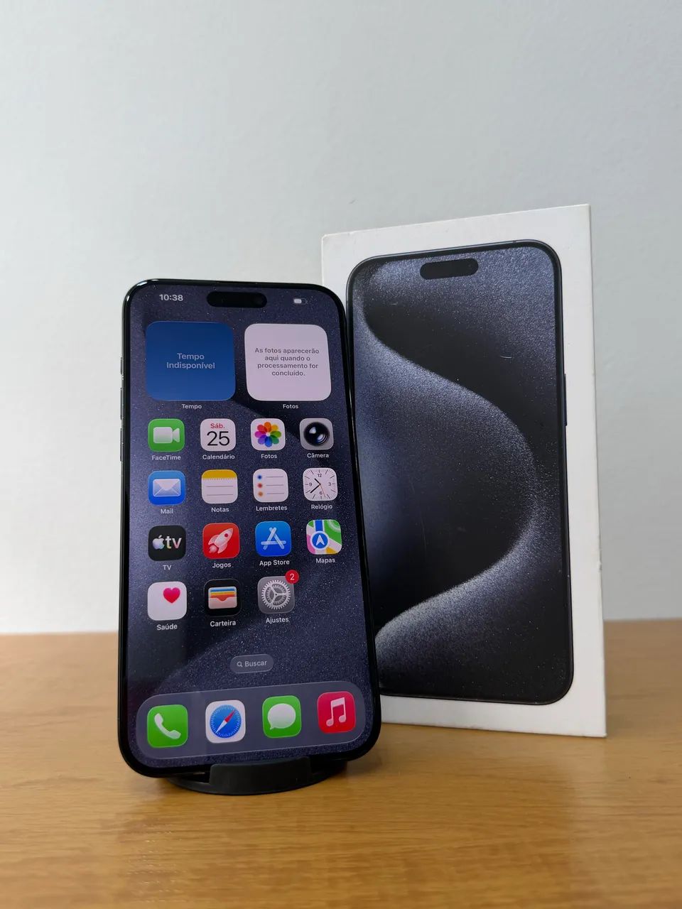 iPhone 15 Pro Max 256gb Blue semi novo - Foto 5