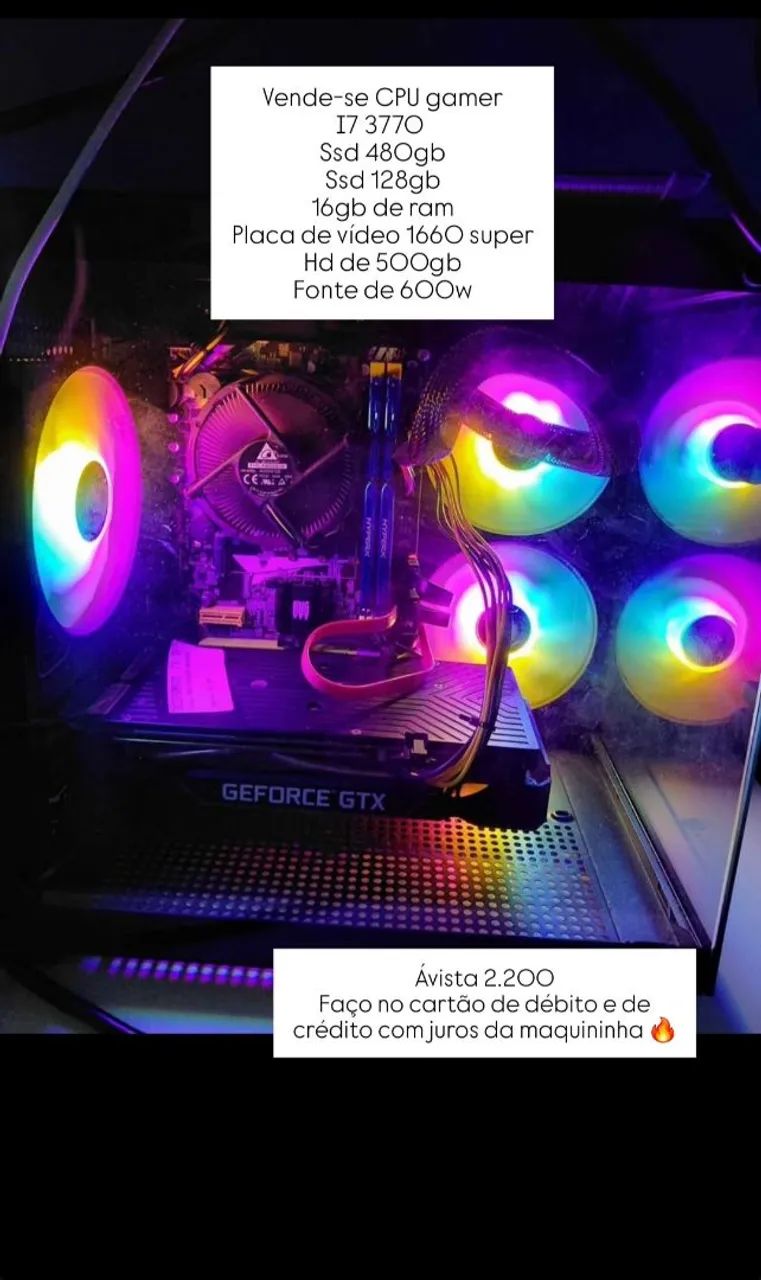 Vendo CPU gamer