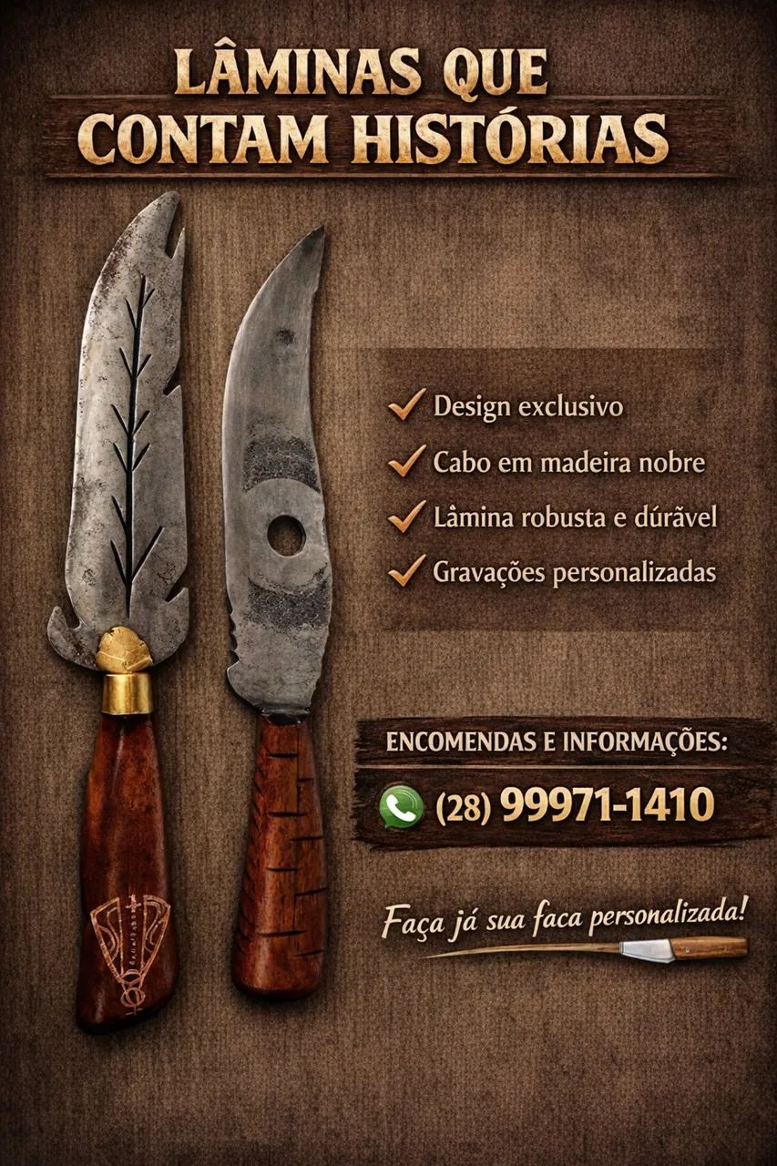 Faço Faca personalizada $80,00 - Foto 2