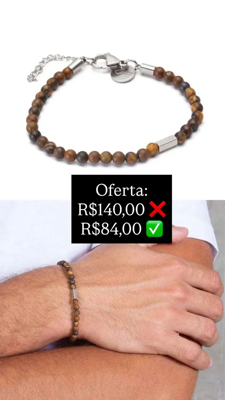 Pulseiras aço masculino  - Foto 5